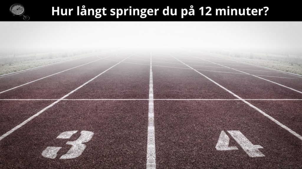 Coopertest: 12 minuters löpning