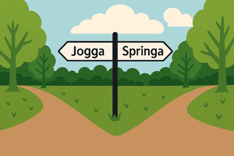Jogga vs springa: Vad är egentligen skillnaden?