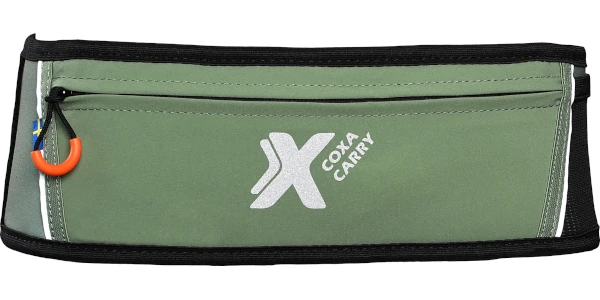Grönt midjebälta med ficka, Coxa Running Belt